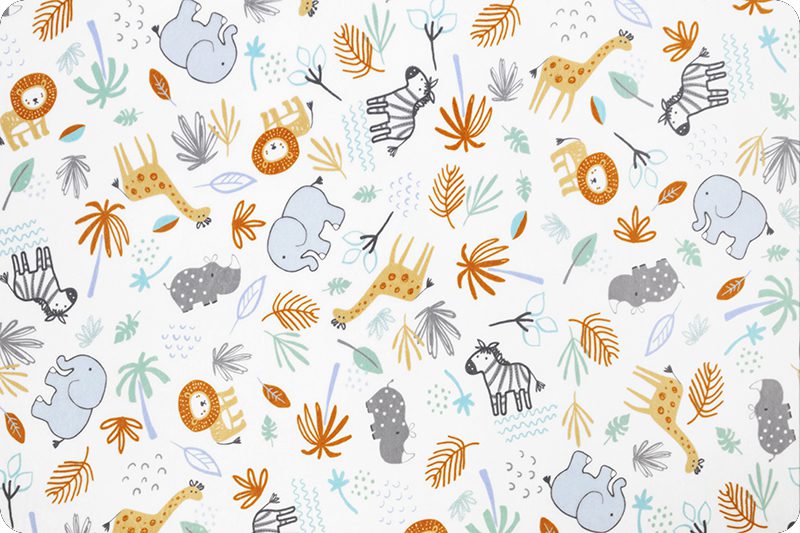 Shannon Fabrics - 60 Cuddle Minky Jungle Friends